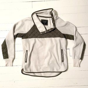 Abercrombie & Fitch Fleece Quarter Pullover